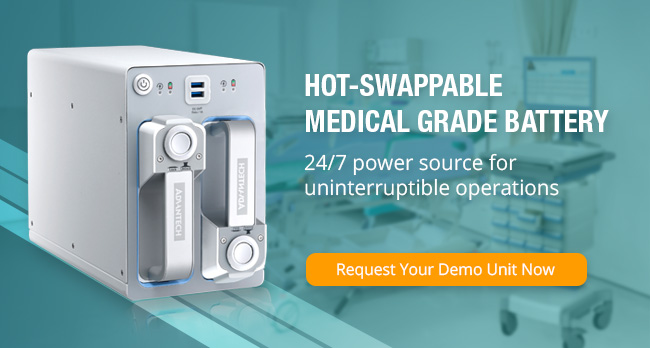 Hot-Swappable Medical Grade Battery Designed for Medical Carts and Equipment